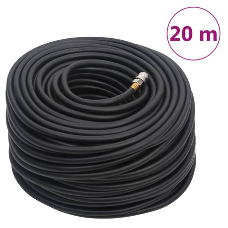Vidaxx Luftschlauch Hybrid 0,6'' 20 m Gummi und PVC schwarz