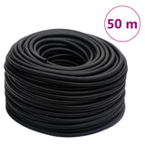 VidaXL Luftschlauch Hybrid 0,6'' 50 m Gummi und PVC schwarz