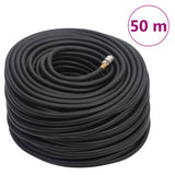 VidaXL Luftschlauch Hybrid 0,6'' 50 m Gummi und PVC schwarz