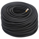 VidaXL Luftschlauch Hybrid 0,6'' 50 m Gummi und PVC schwarz
