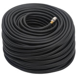 VidaXL Luftschlauch Hybrid 0,6'' 100 m Gummi und PVC schwarz