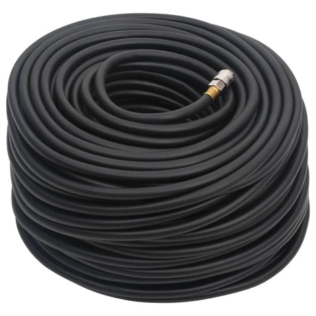 VidaXL Luftschlauch Hybrid 0,6'' 100 m Gummi und PVC schwarz