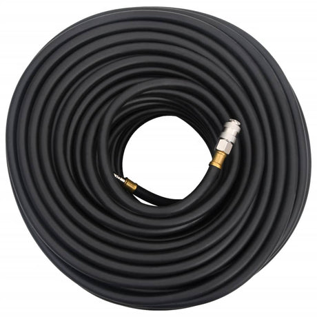 VidaXL Luftschlauch Hybrid 0,6'' 100 m Gummi und PVC schwarz