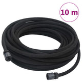 Vidaxx Tropfschlauch 0,6'' 10 m Gummi schwarz