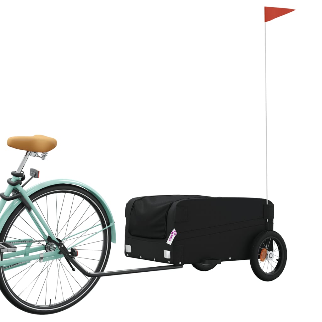 BIDAXL BICYCLE TRAILER 30 kg Iron Black