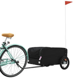 BIDAXL Cykel trailer 45 kg järnsvart