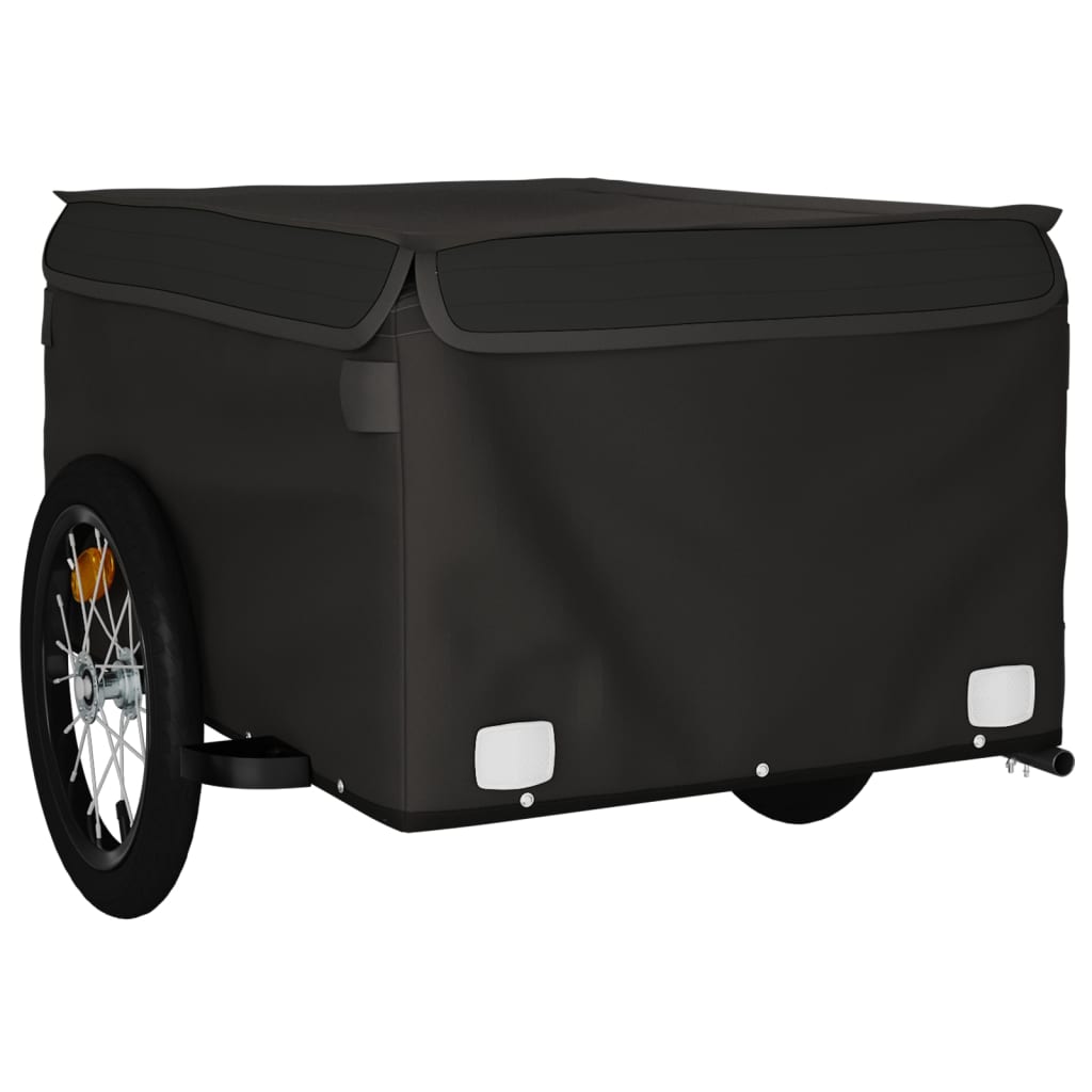 BIDAXL Cykel trailer 45 kg järnsvart