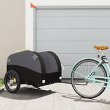 Vidaxl bicycle trailer 45 kg iron black