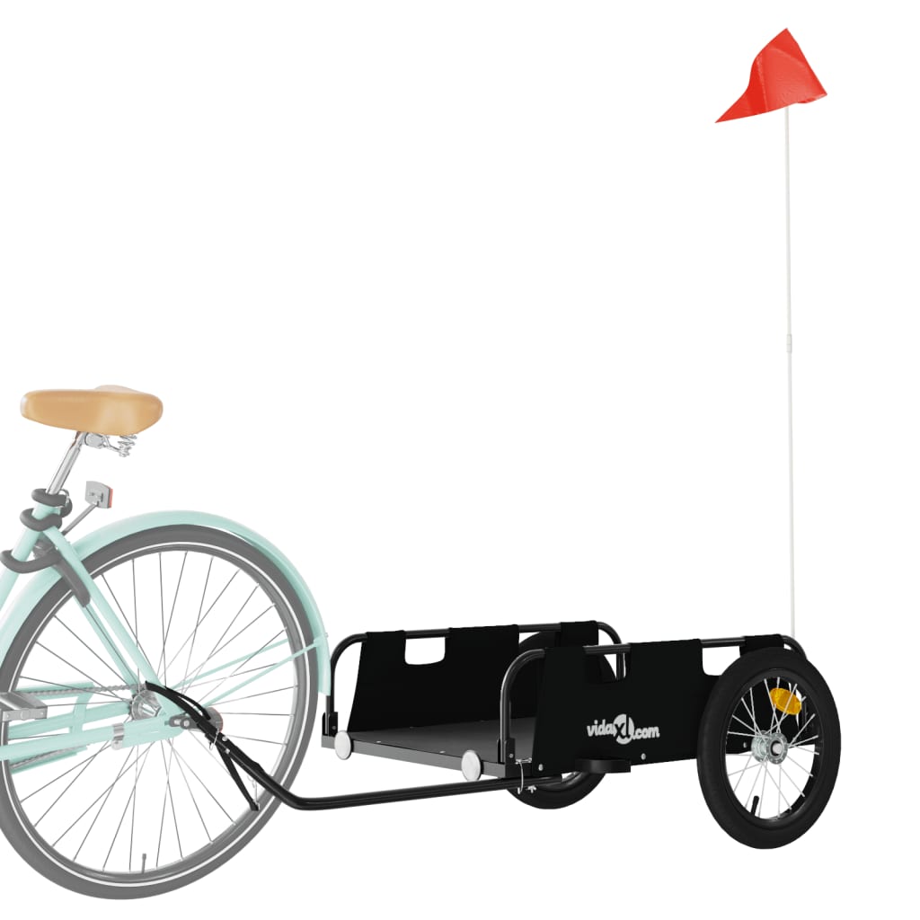 BIDAXL BICYCLE TRAILER Oxford Fabric and Iron Black