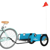 Vidaxl Rower Trailer Oxford Fabric and Iron Blue