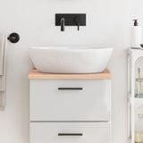 VidaXL Washbasin Table 40x30x2 cm Untreated solid wood