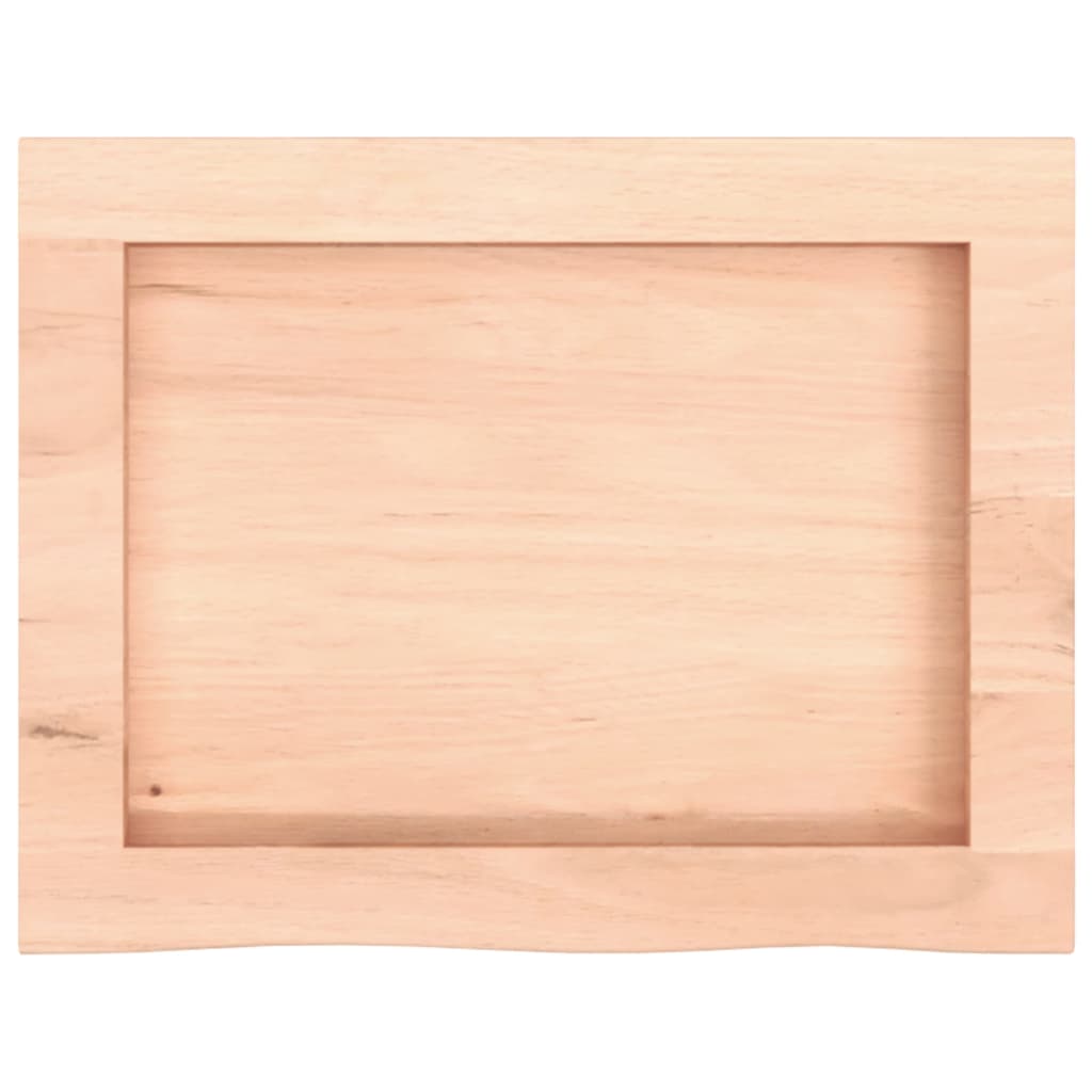 Vidaxx Waschtischplatte 40x30x (2-6) cm unbehandeltes Massivholz