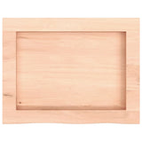 Vidaxx Waschtischplatte 40x30x (2-6) cm unbehandeltes Massivholz