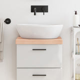 Vidaxl WashBasin Tabela 40x30x (2-6) CM Neobdelana trdna lesa