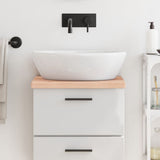 Vidaxl Washbasin Tabella 40x40x (2-4) cm non trattato in legno massiccio