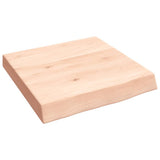 Vidaxx Waschtischplatte 40x40x (2-6) cm unbehandeltes Massivholz