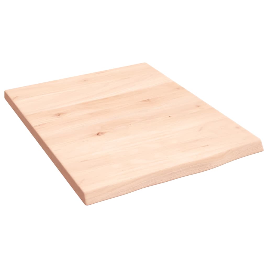 VidaXL Waschtischplatte 40x50x2 cm unbehandeltes Massivholz