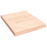 Vidaxx Waschtischplatte 40x50x (2-4) cm unbehandeltes Massivholz