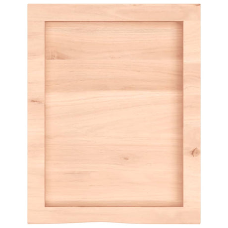 Vidaxx Waschtischplatte 40x50x (2-6) cm unbehandeltes Massivholz