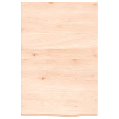 Vidaxx Waschtischplatte 40x60x (2-4) cm unbehandeltes Massivholz