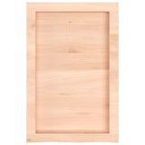 Vidaxx Waschtischplatte 40x60x (2-6) cm unbehandeltes Massivholz