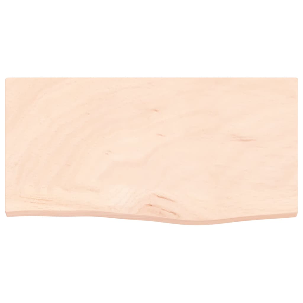 Vidaxl Washbasin Sheet 60x30x2 cm Legno massiccio non trattato