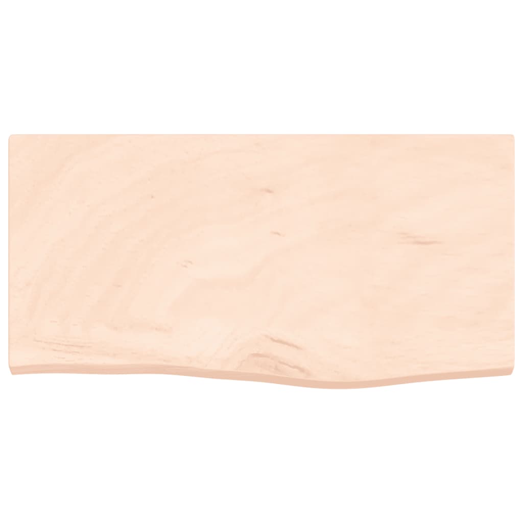 Vidaxl wastbasin Blat 60x30x (2-4) cm onbehandelten Holz