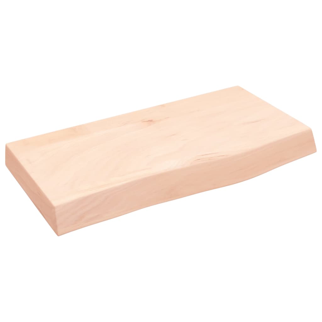 VidaXL Waschtischplatte 60x30x (2-6) cm unbehandeltes Massivholz
