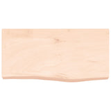 VidaXL Waschtischplatte 60x30x (2-6) cm unbehandeltes Massivholz