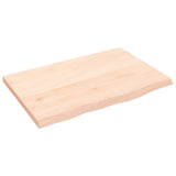 VidaXL Waschtischplatte 60x40x2 cm unbehandeltes Massivholz