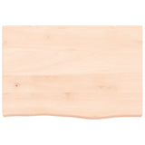 Vidaxl wastbasin Blat 60x40x (2-4) cm onbehandelten Holz