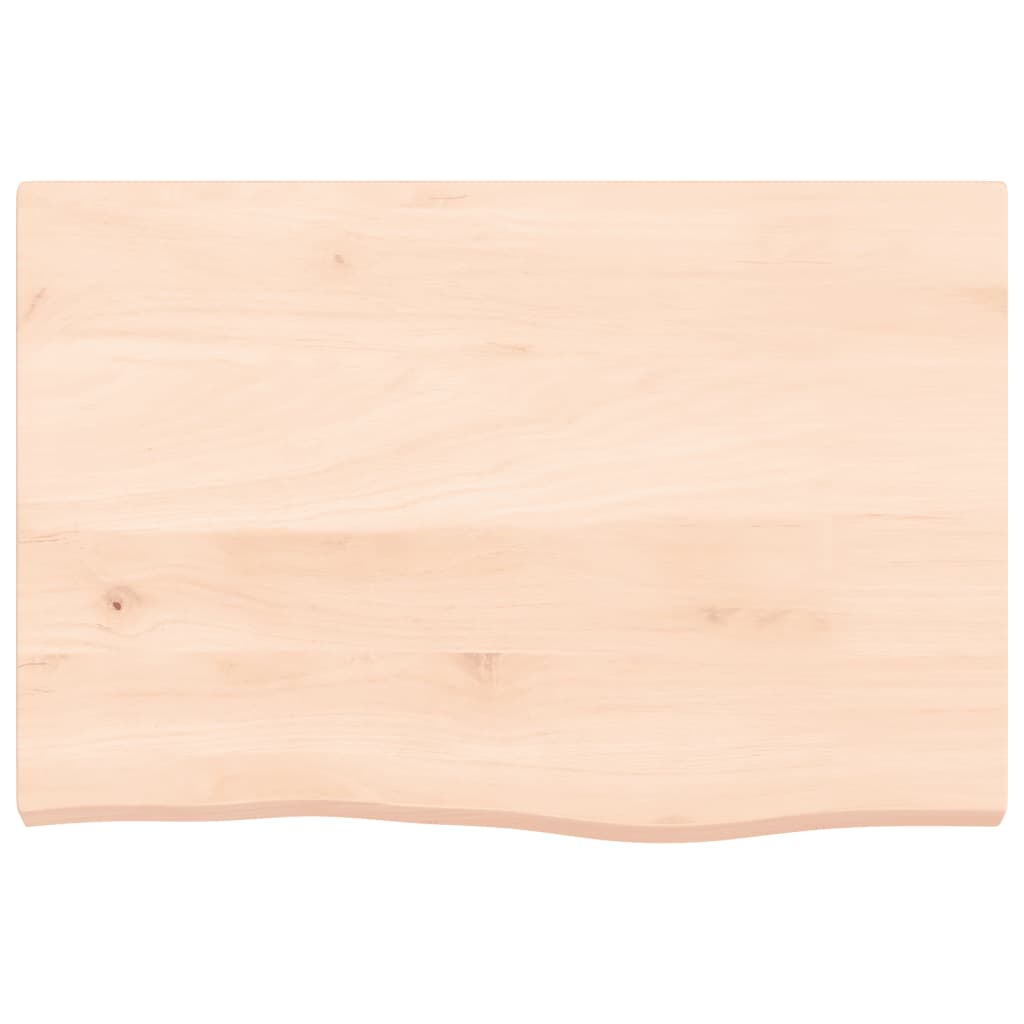 Vidaxx Waschtischplatte 60x40x (2-4) cm unbehandeltes Massivholz