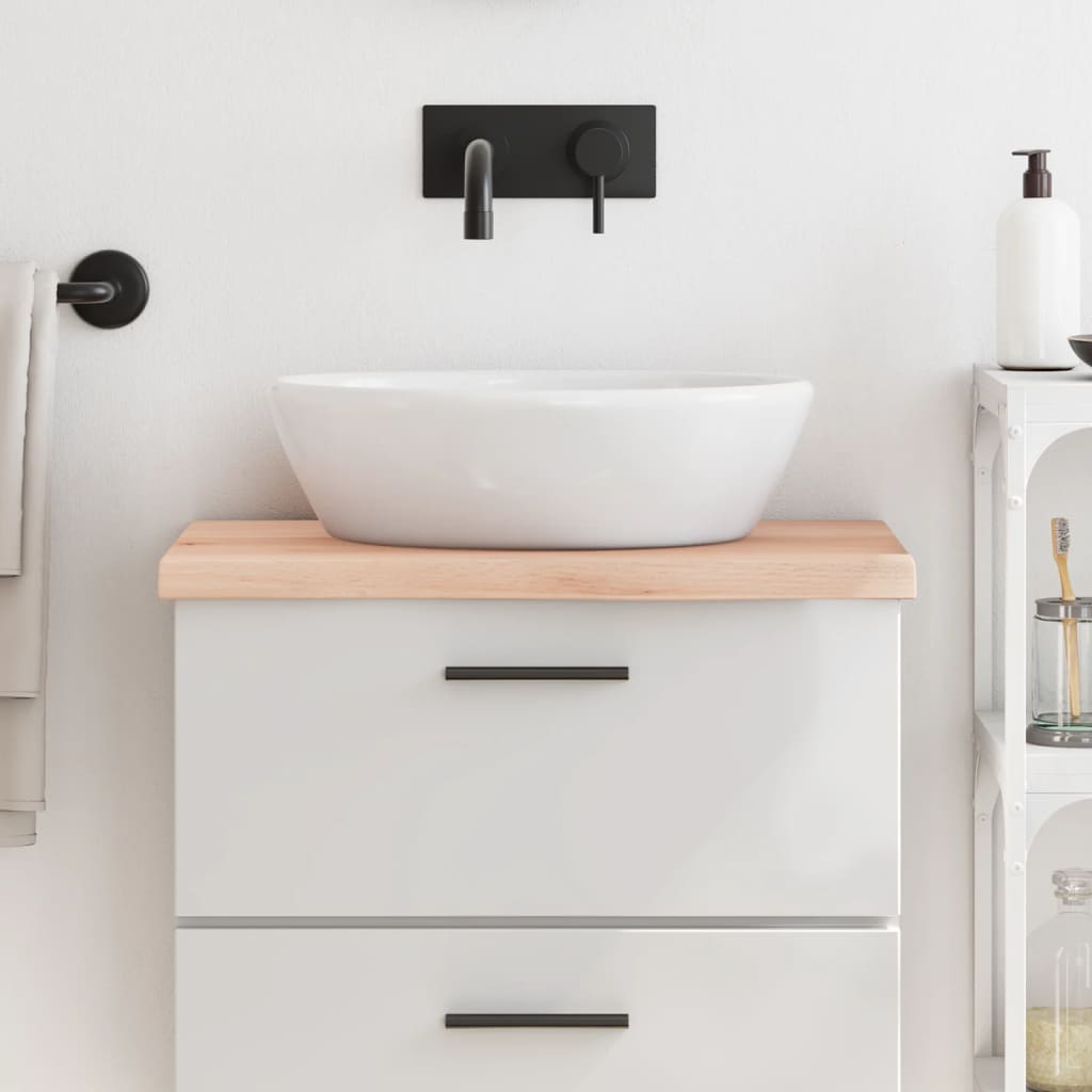 Vidaxl Washbasin Sheet 60x40x (2-4) CM Madera maciza no tratada