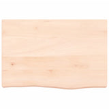 VidaXL Waschtischplatte 60x40x (2-6) cm unbehandeltes Massivholz