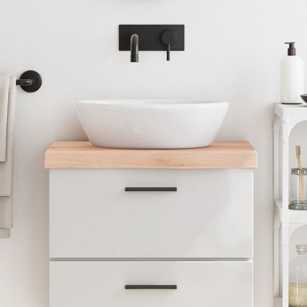 Vidaxl WASHBASIN-ark 60x40x (2-6) cm obehandlat massivt trä