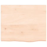 VidaXL Waschtischplatte 60x50x (2-4) cm unbehandeltes Massivholz