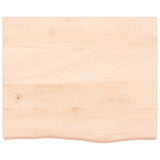 Vidaxx Waschtischplatte 60x50x (2-6) cm unbehandeltes Massivholz