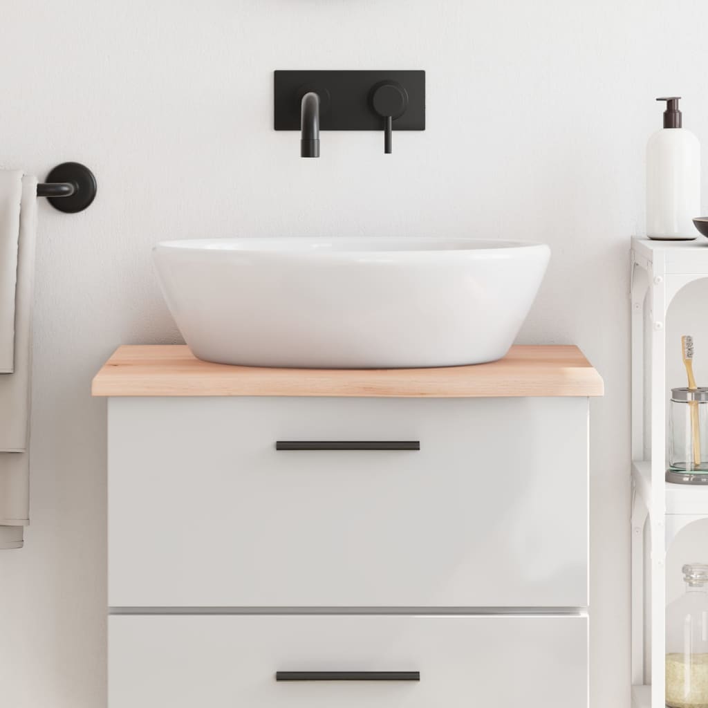 VidaXL Washbasin sheet 60x60x2 cm Untreated solid wood