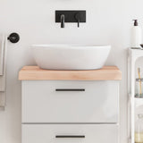 VidaXL Washbasin sheet 60x60x (2-6) cm Untreated solid wood