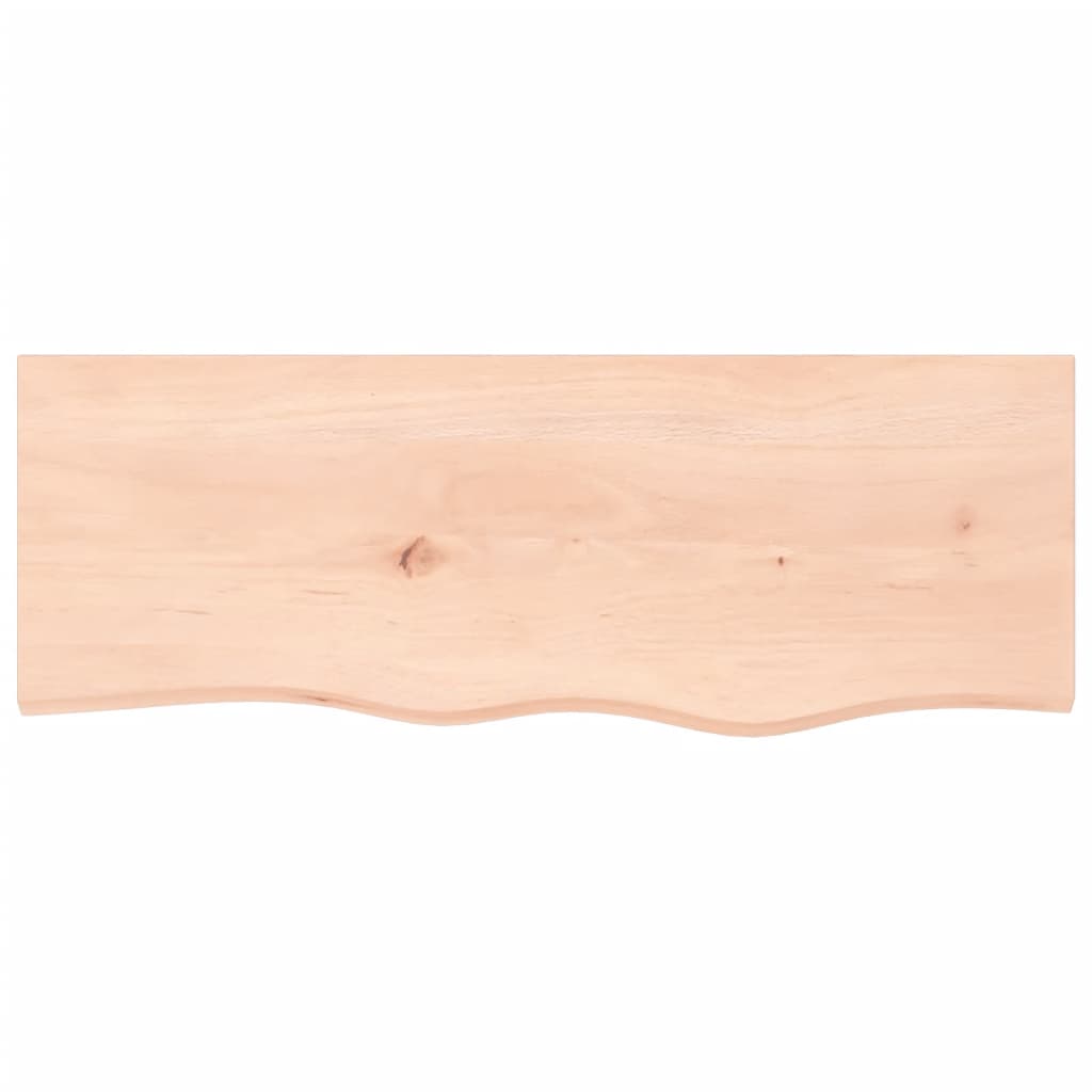 VidaXL Waschtischplatte 80x30x (2-4) cm unbehandeltes Massivholz