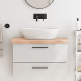 VidaXL Washbasin Blade 80x30x (2-6) cm Untreated solid wood