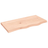 VidaXL Waschtischplatte 80x40x (2-4) cm unbehandeltes Massivholz