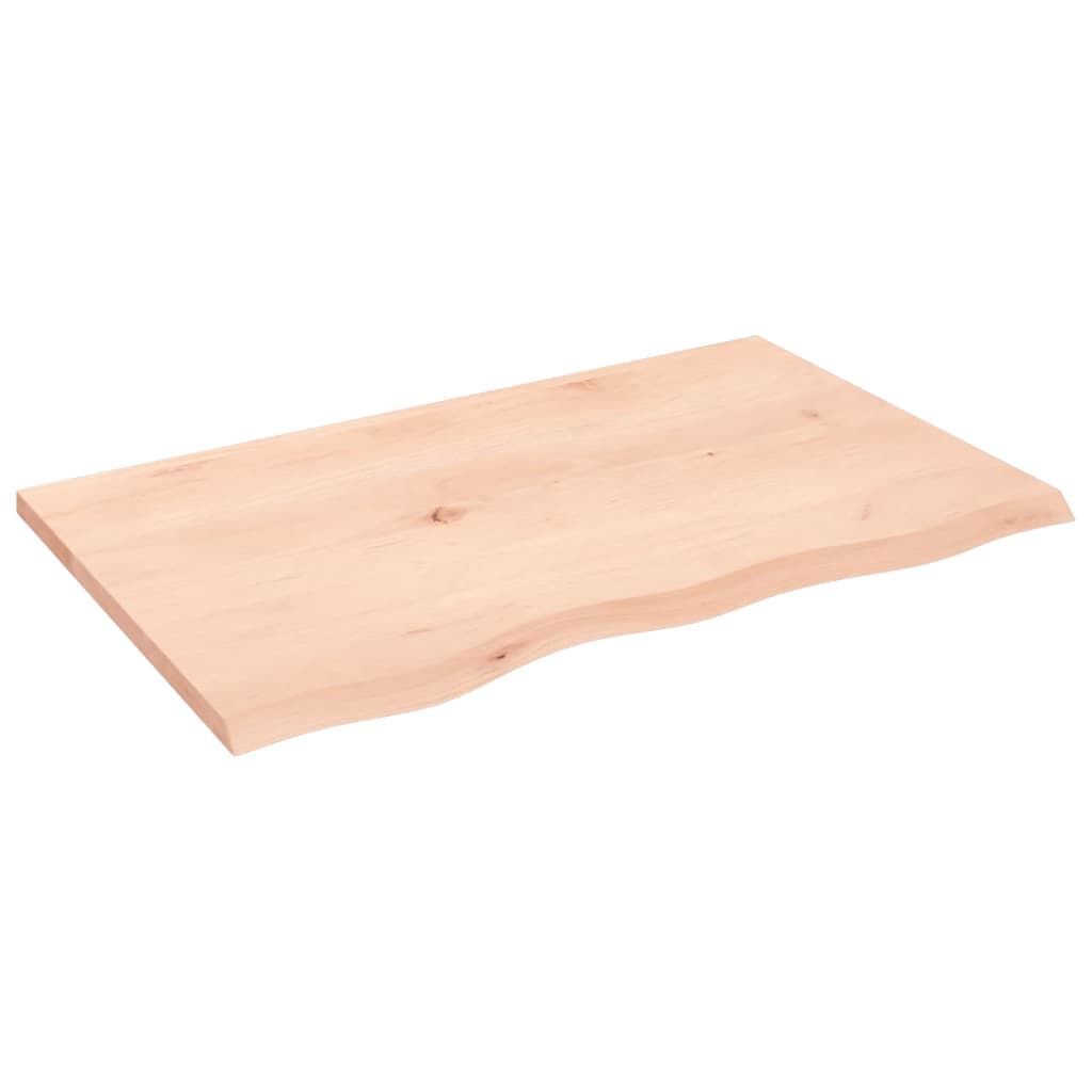 Vidaxx Waschtischplatte 80x50x2 cm unbehandeltes Massivholz
