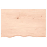 Vidaxx Waschtischplatte 80x50x2 cm unbehandeltes Massivholz