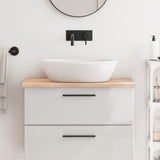 Vidaxl Washbasin tabla 80x50x2 cm de madera maciza no tratada