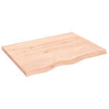 Vidaxx Waschtischplatte 80x60x (2-4) cm unbehandeltes Massivholz