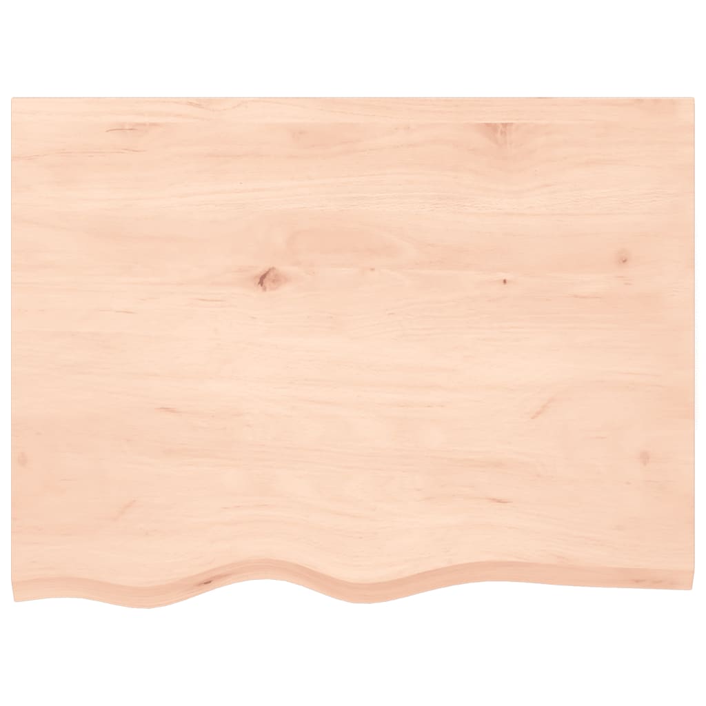 VidaXL Washbasin Blade 80x60x (2-4) cm Untreated solid wood