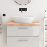 Vidaxl Washbasin Blade 80x60x (2-6) cm onbehënnerten Holz