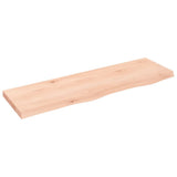 Vidaxx Waschtischplatte 100x30x (2-4) cm unbehandeltes Massivholz