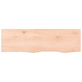 Vidaxx Waschtischplatte 100x30x (2-4) cm unbehandeltes Massivholz